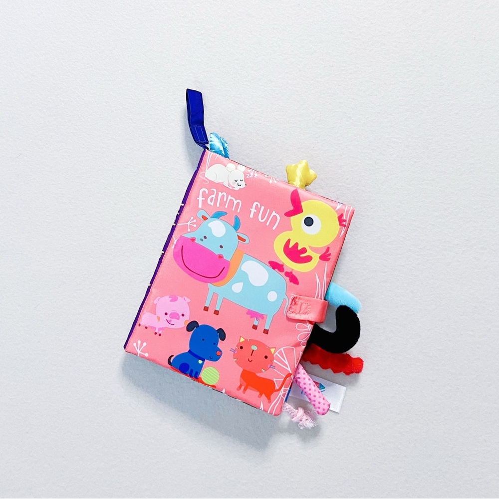 5/$18 Children 3D Animal Tails Cloth Book Baby Puzzle Educational Learning Toy